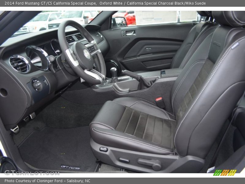  2014 Mustang GT/CS California Special Coupe California Special Charcoal Black/Miko Suede Interior