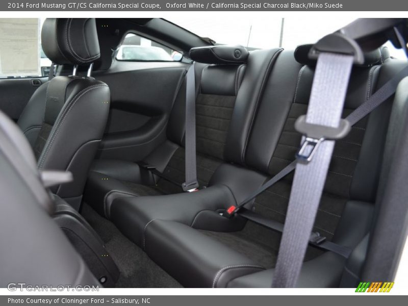Rear Seat of 2014 Mustang GT/CS California Special Coupe