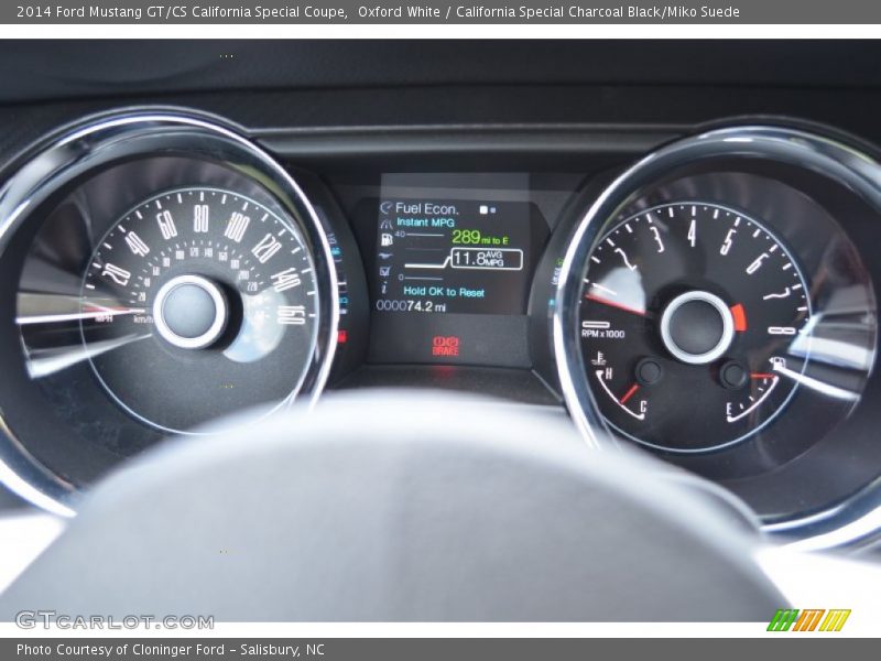  2014 Mustang GT/CS California Special Coupe GT/CS California Special Coupe Gauges