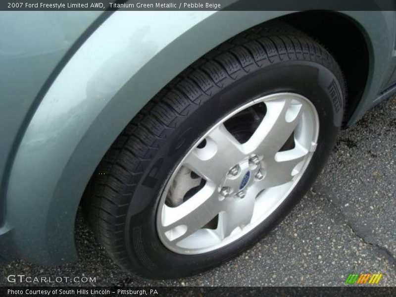 Titanium Green Metallic / Pebble Beige 2007 Ford Freestyle Limited AWD