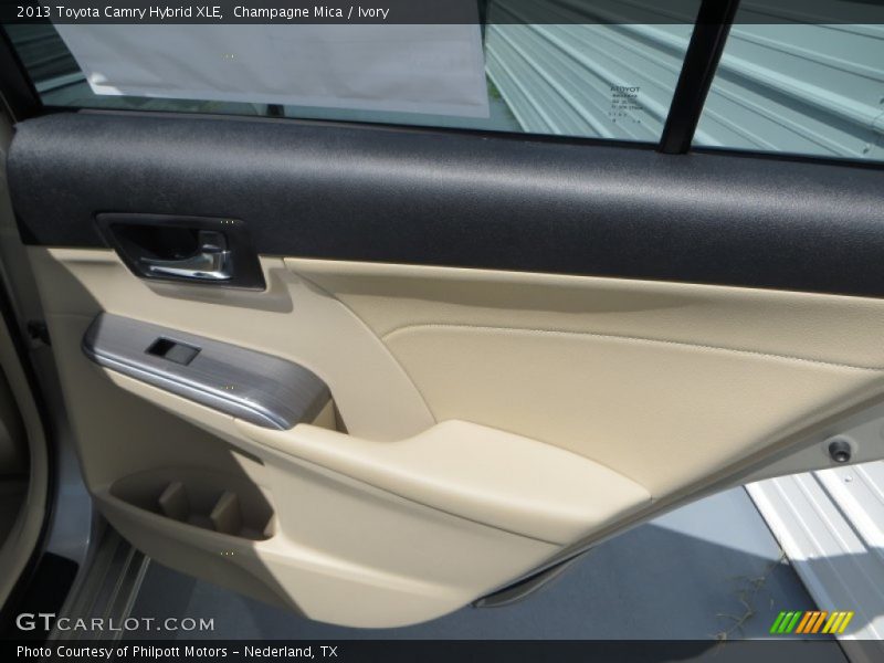 Champagne Mica / Ivory 2013 Toyota Camry Hybrid XLE