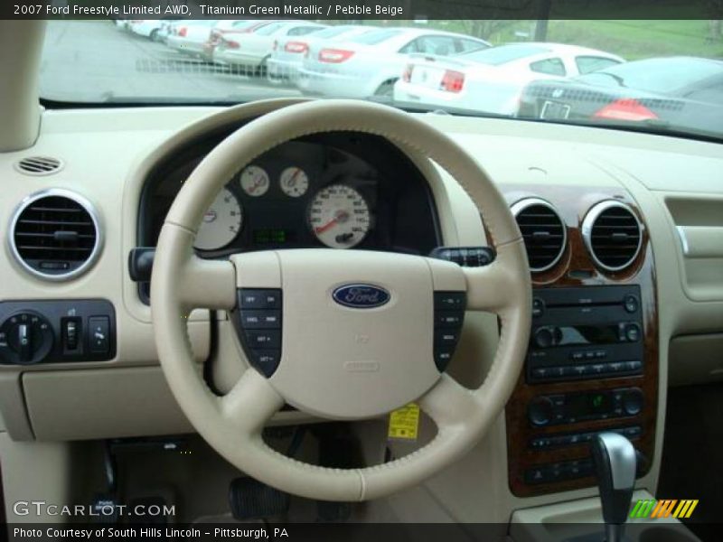 Titanium Green Metallic / Pebble Beige 2007 Ford Freestyle Limited AWD
