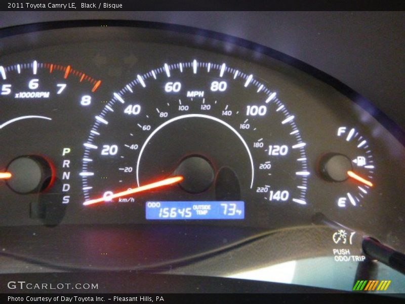 Black / Bisque 2011 Toyota Camry LE