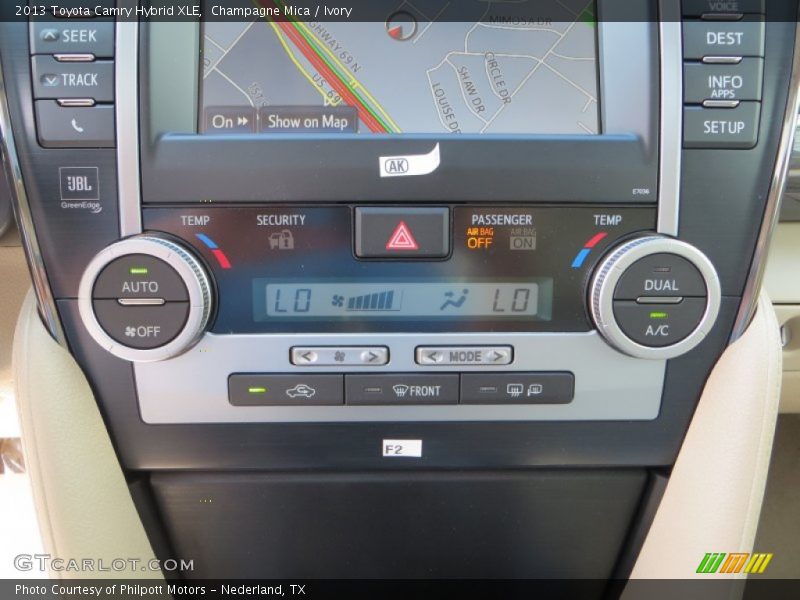 Champagne Mica / Ivory 2013 Toyota Camry Hybrid XLE