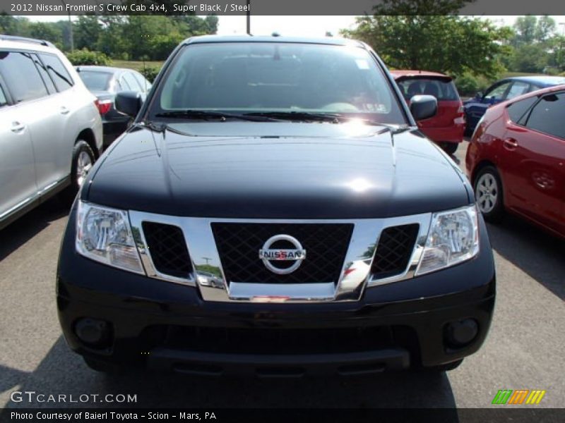 Super Black / Steel 2012 Nissan Frontier S Crew Cab 4x4