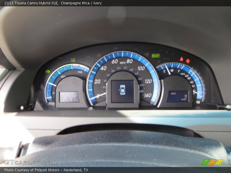 Champagne Mica / Ivory 2013 Toyota Camry Hybrid XLE