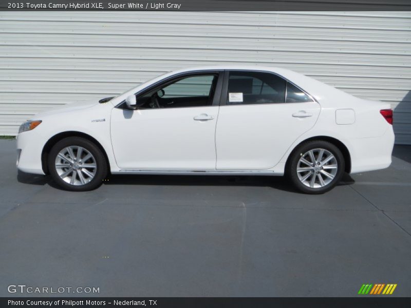  2013 Camry Hybrid XLE Super White