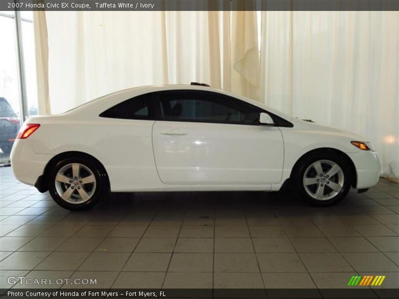 Taffeta White / Ivory 2007 Honda Civic EX Coupe