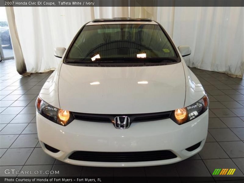 Taffeta White / Ivory 2007 Honda Civic EX Coupe