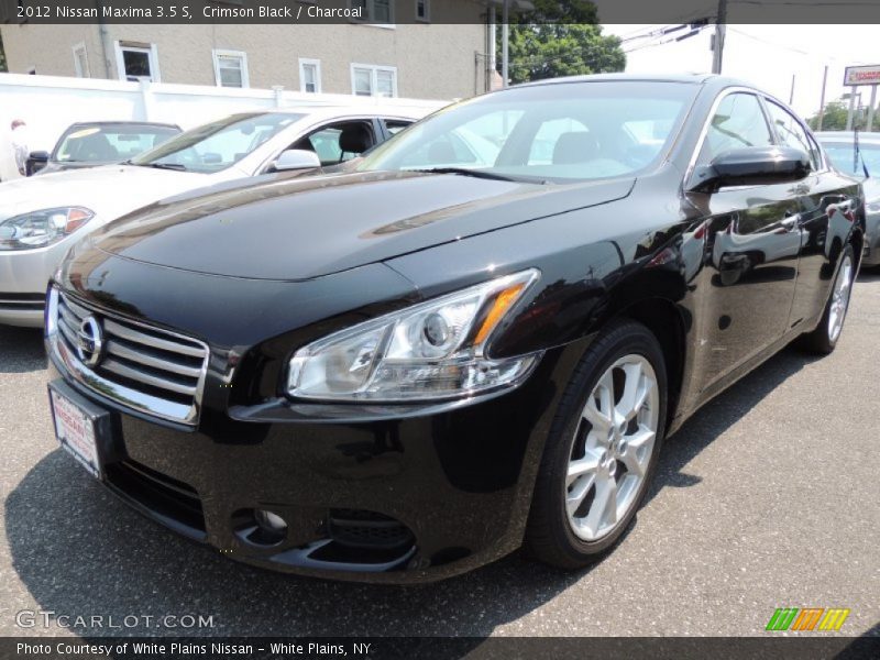 Crimson Black / Charcoal 2012 Nissan Maxima 3.5 S