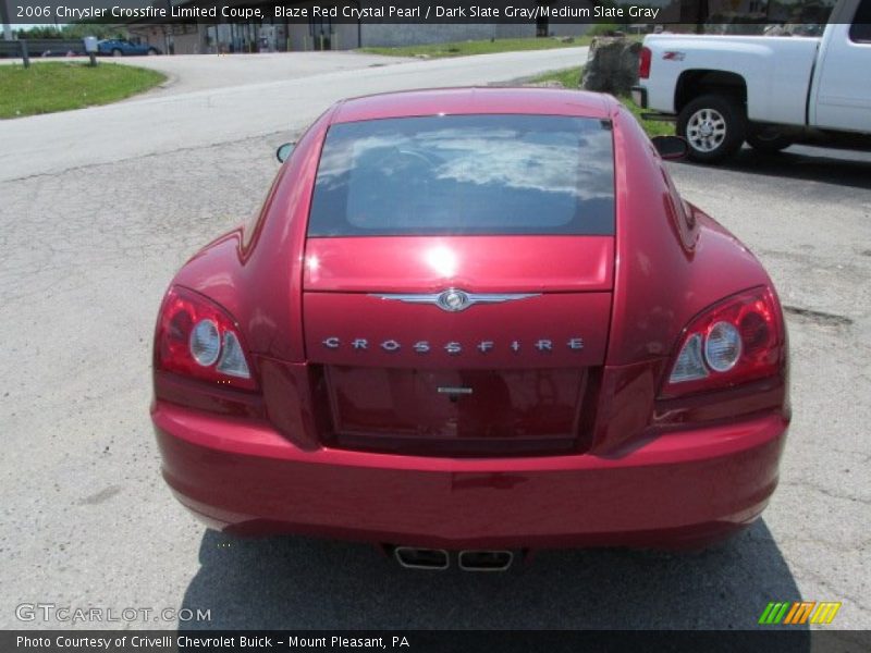 Blaze Red Crystal Pearl / Dark Slate Gray/Medium Slate Gray 2006 Chrysler Crossfire Limited Coupe