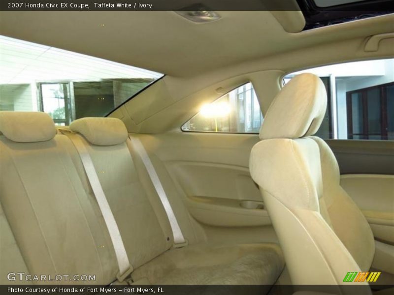 Taffeta White / Ivory 2007 Honda Civic EX Coupe