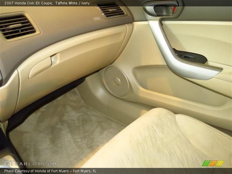 Taffeta White / Ivory 2007 Honda Civic EX Coupe