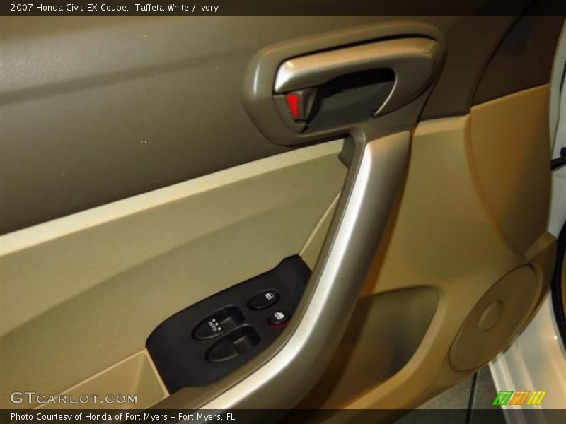 Taffeta White / Ivory 2007 Honda Civic EX Coupe