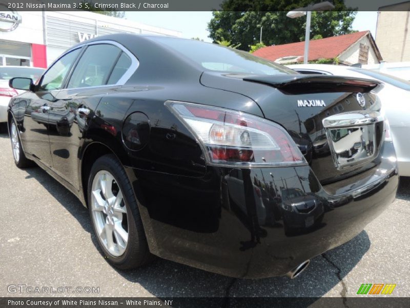 Crimson Black / Charcoal 2012 Nissan Maxima 3.5 S