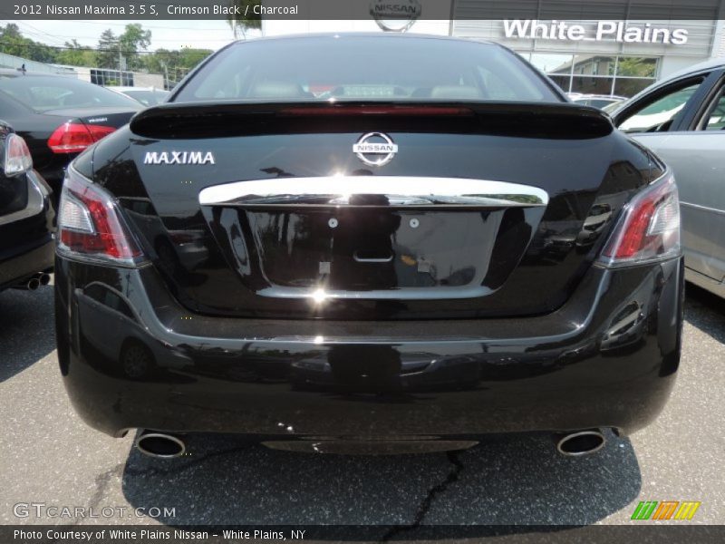 Crimson Black / Charcoal 2012 Nissan Maxima 3.5 S