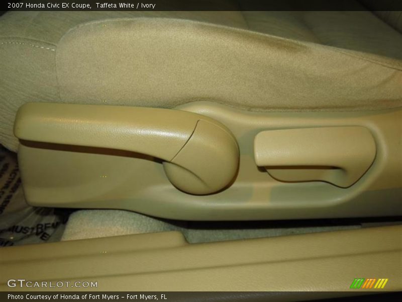 Taffeta White / Ivory 2007 Honda Civic EX Coupe