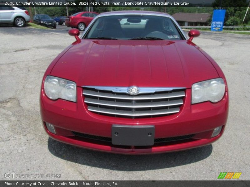 Blaze Red Crystal Pearl / Dark Slate Gray/Medium Slate Gray 2006 Chrysler Crossfire Limited Coupe