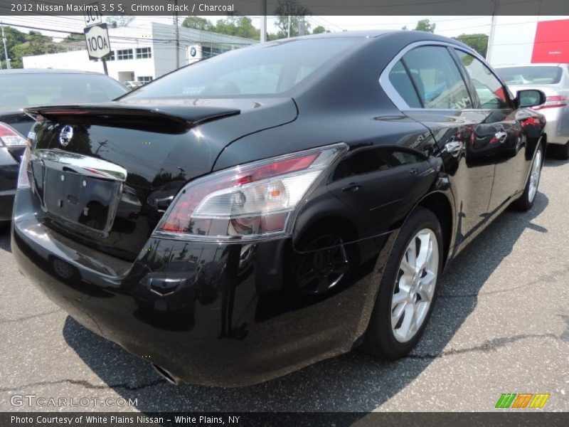 Crimson Black / Charcoal 2012 Nissan Maxima 3.5 S