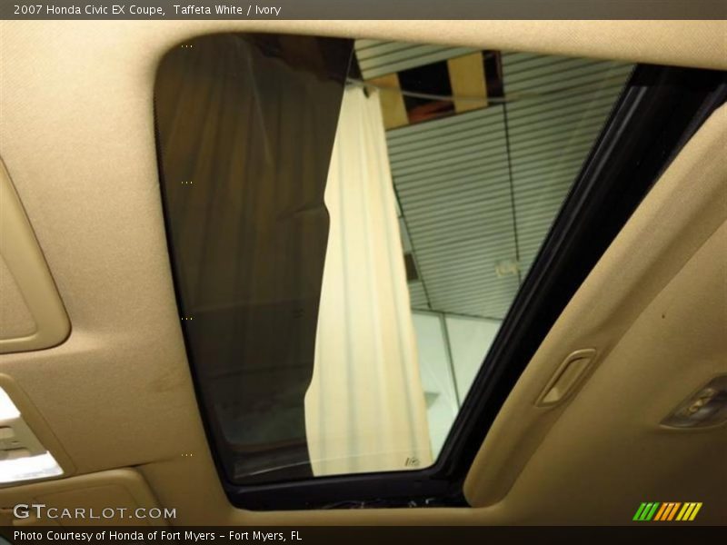 Taffeta White / Ivory 2007 Honda Civic EX Coupe