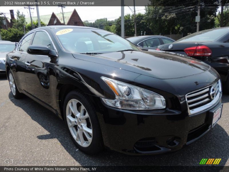 Crimson Black / Charcoal 2012 Nissan Maxima 3.5 S