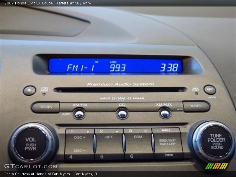 Taffeta White / Ivory 2007 Honda Civic EX Coupe