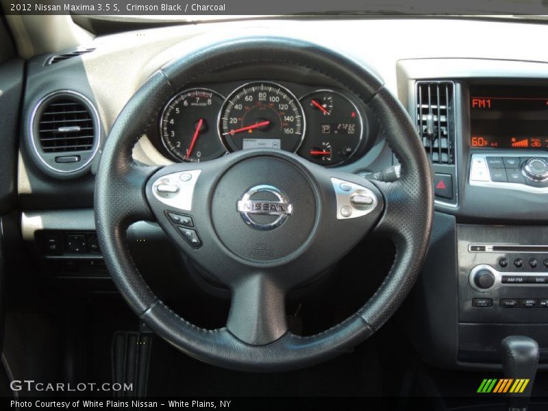 Crimson Black / Charcoal 2012 Nissan Maxima 3.5 S