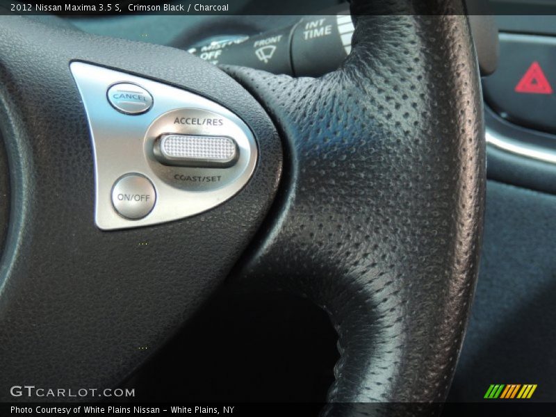 Crimson Black / Charcoal 2012 Nissan Maxima 3.5 S