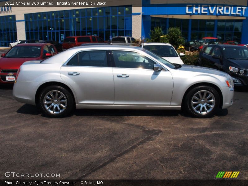 Bright Silver Metallic / Black 2012 Chrysler 300 Limited
