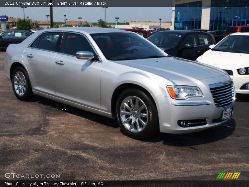 Bright Silver Metallic / Black 2012 Chrysler 300 Limited