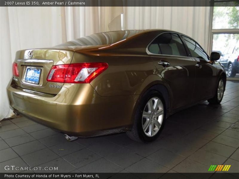 Amber Pearl / Cashmere 2007 Lexus ES 350