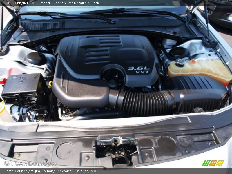 Bright Silver Metallic / Black 2012 Chrysler 300 Limited