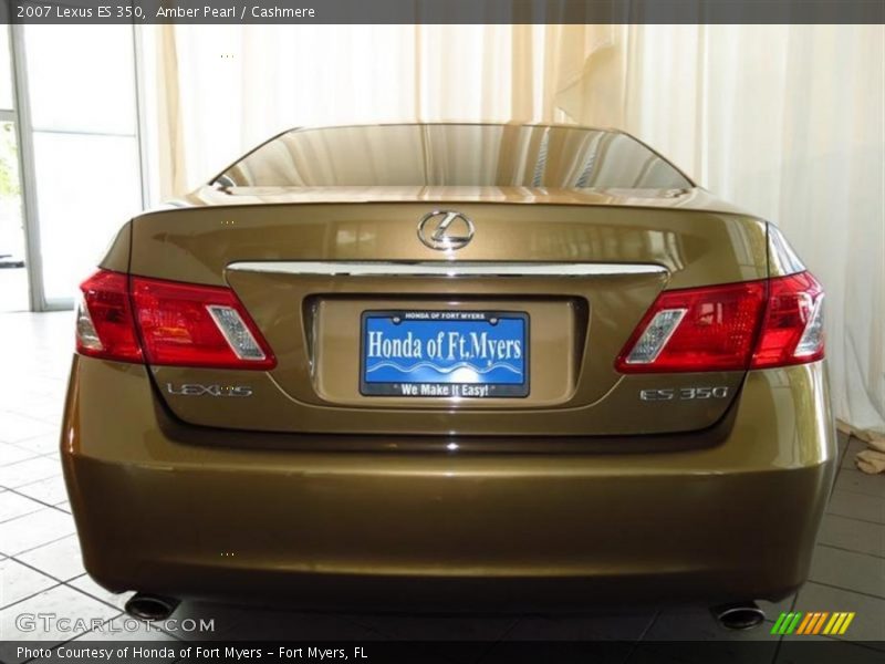 Amber Pearl / Cashmere 2007 Lexus ES 350