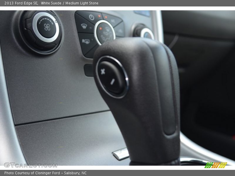 White Suede / Medium Light Stone 2013 Ford Edge SE