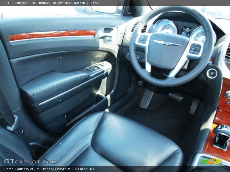 Bright Silver Metallic / Black 2012 Chrysler 300 Limited