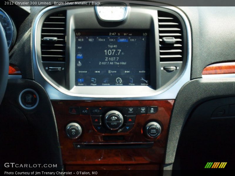 Bright Silver Metallic / Black 2012 Chrysler 300 Limited
