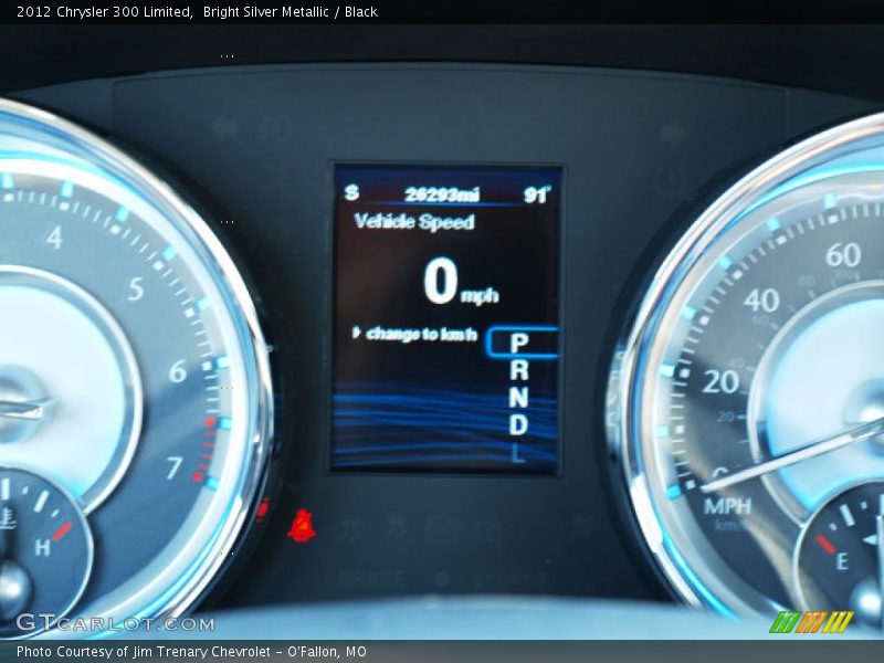 Bright Silver Metallic / Black 2012 Chrysler 300 Limited