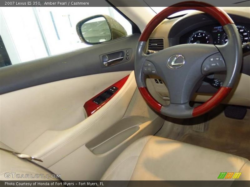 Amber Pearl / Cashmere 2007 Lexus ES 350
