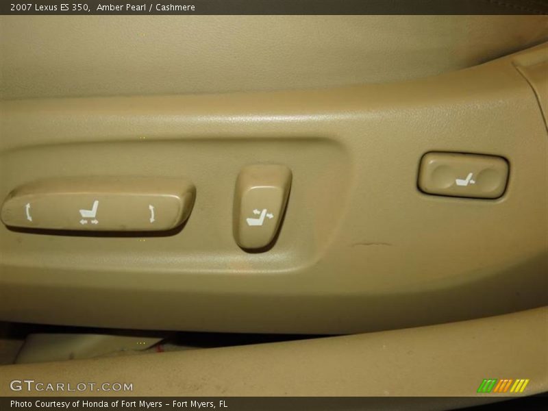 Amber Pearl / Cashmere 2007 Lexus ES 350