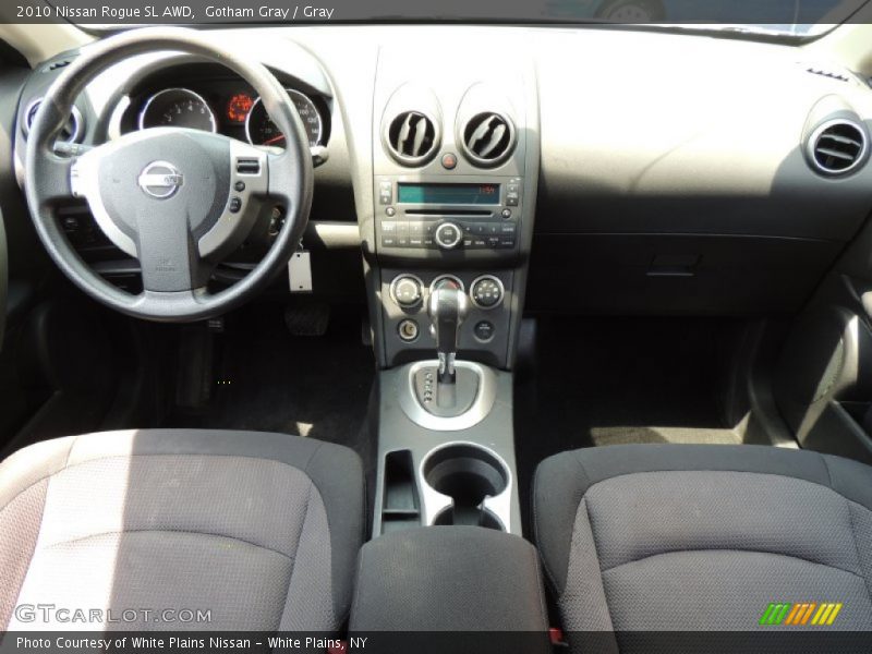 Gotham Gray / Gray 2010 Nissan Rogue SL AWD