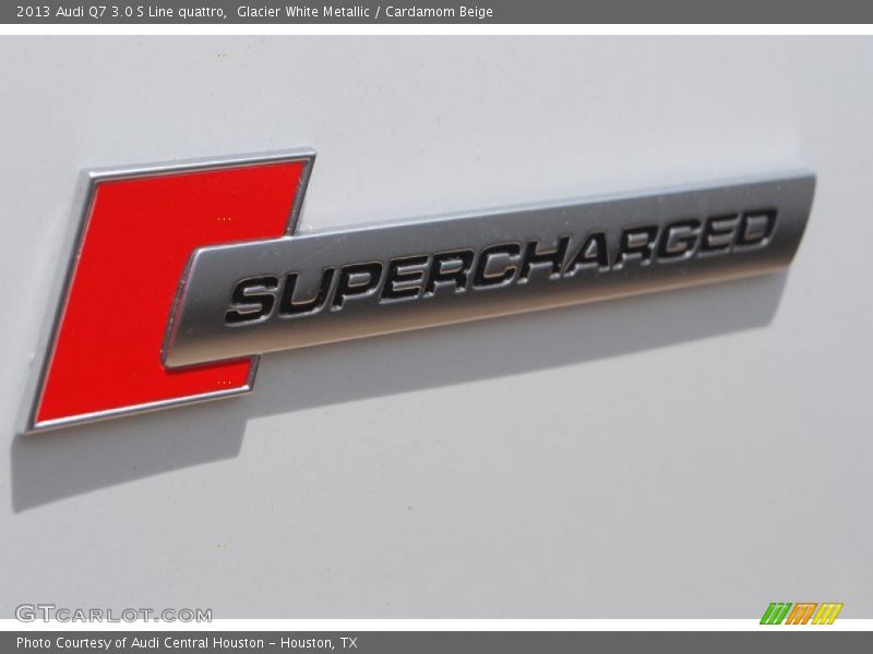 Glacier White Metallic / Cardamom Beige 2013 Audi Q7 3.0 S Line quattro