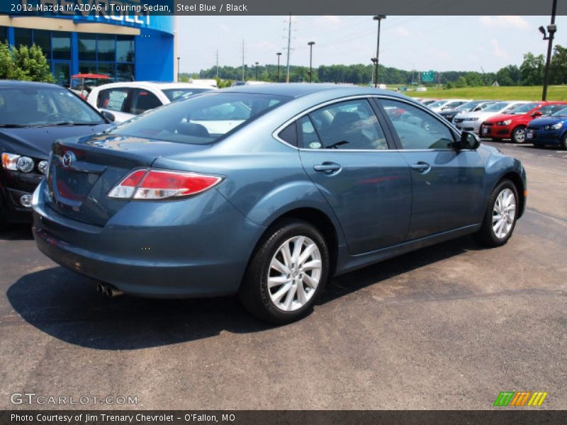 Steel Blue / Black 2012 Mazda MAZDA6 i Touring Sedan