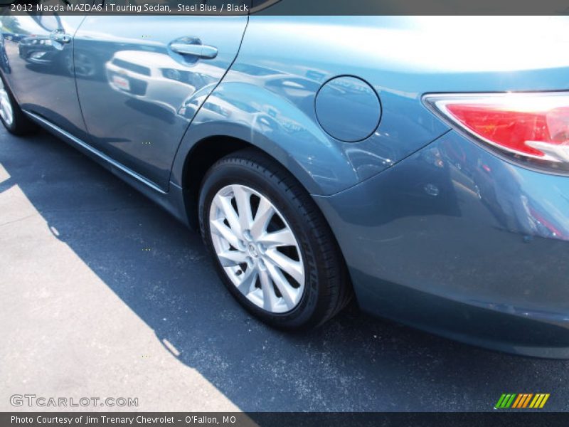 Steel Blue / Black 2012 Mazda MAZDA6 i Touring Sedan