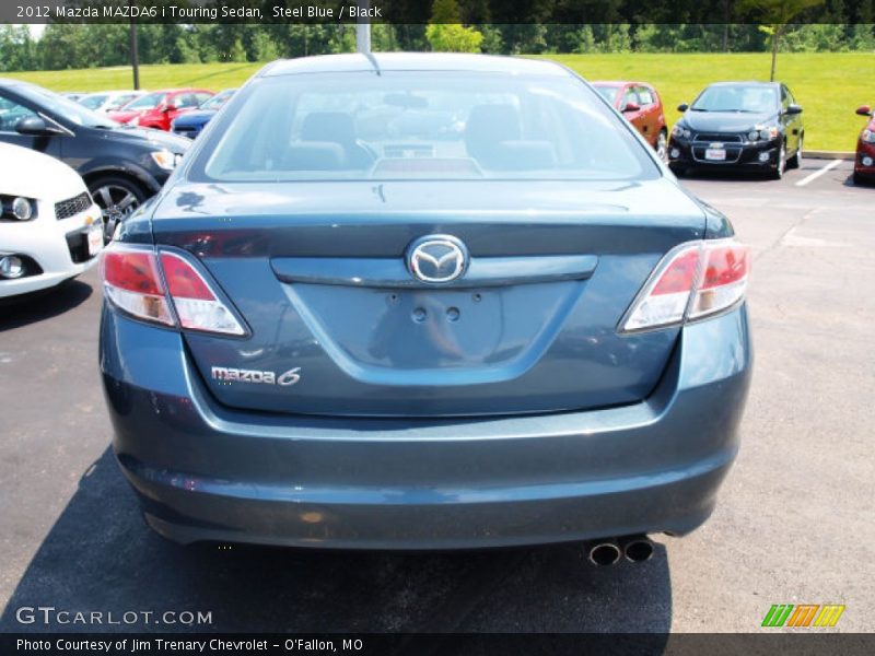Steel Blue / Black 2012 Mazda MAZDA6 i Touring Sedan