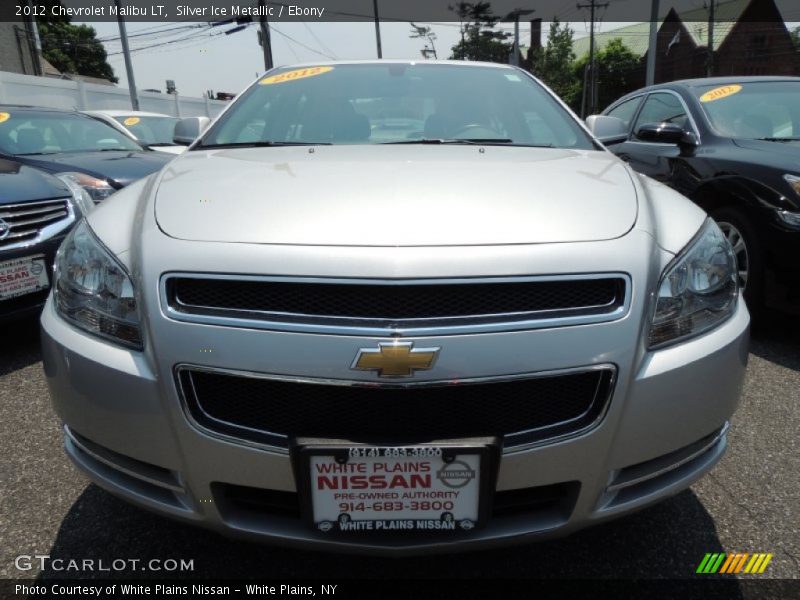 Silver Ice Metallic / Ebony 2012 Chevrolet Malibu LT