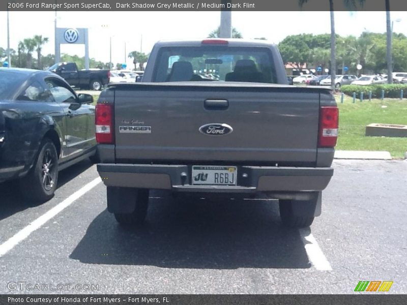 Dark Shadow Grey Metallic / Medium Dark Flint 2006 Ford Ranger Sport SuperCab