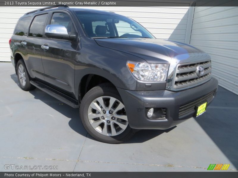 Magnetic Gray Metallic / Graphite 2013 Toyota Sequoia Limited