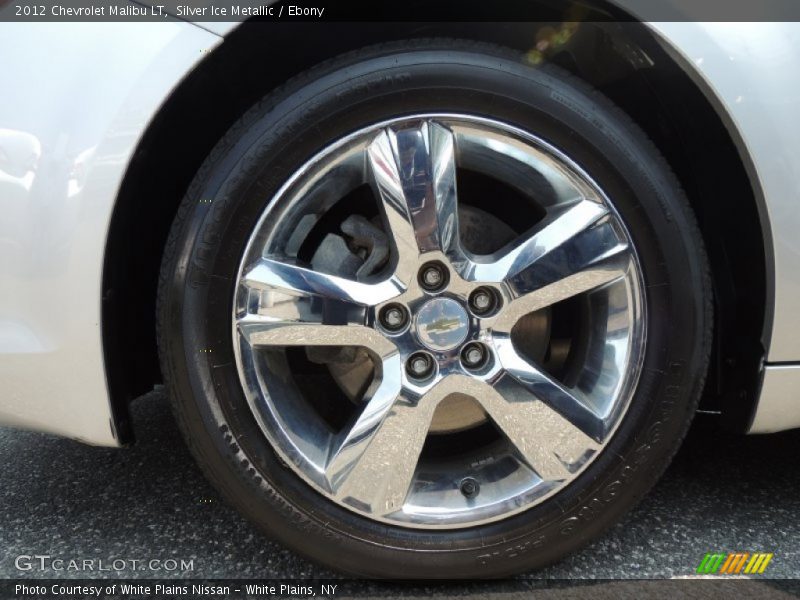 Silver Ice Metallic / Ebony 2012 Chevrolet Malibu LT