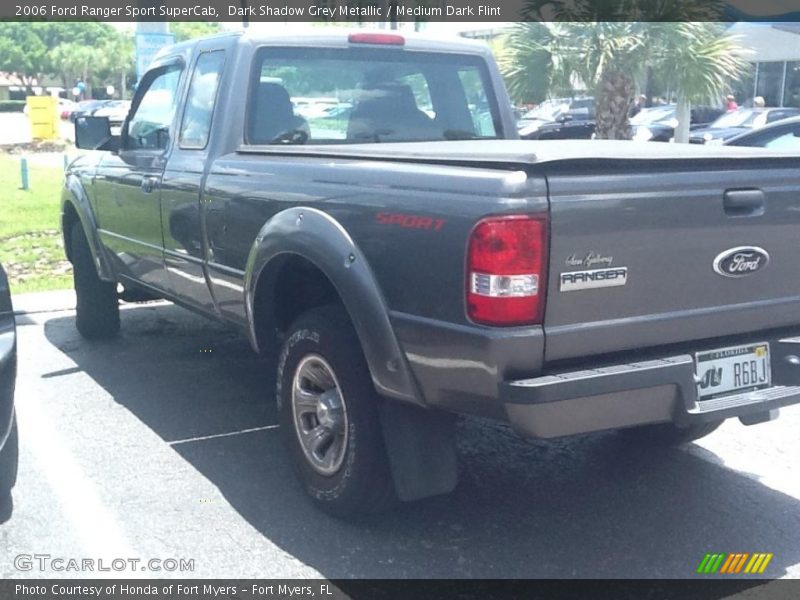 Dark Shadow Grey Metallic / Medium Dark Flint 2006 Ford Ranger Sport SuperCab