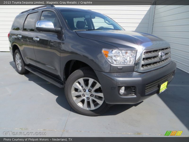 Magnetic Gray Metallic / Graphite 2013 Toyota Sequoia Limited